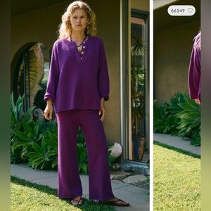 Free people purple Hailee set large